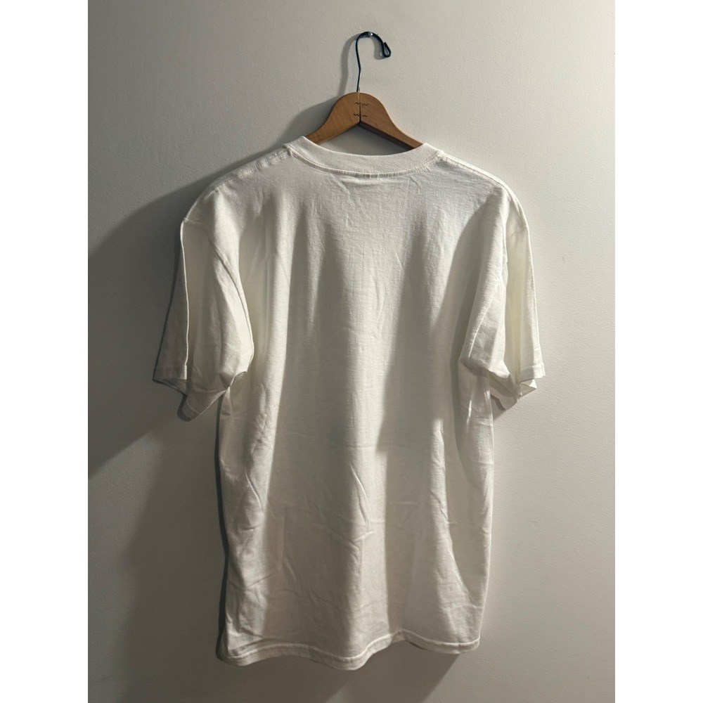 Vintage 2001 Route 66 Main Street USA Motorcycle T-Shirt White Y2K Large NEW - Picture 2 of 8